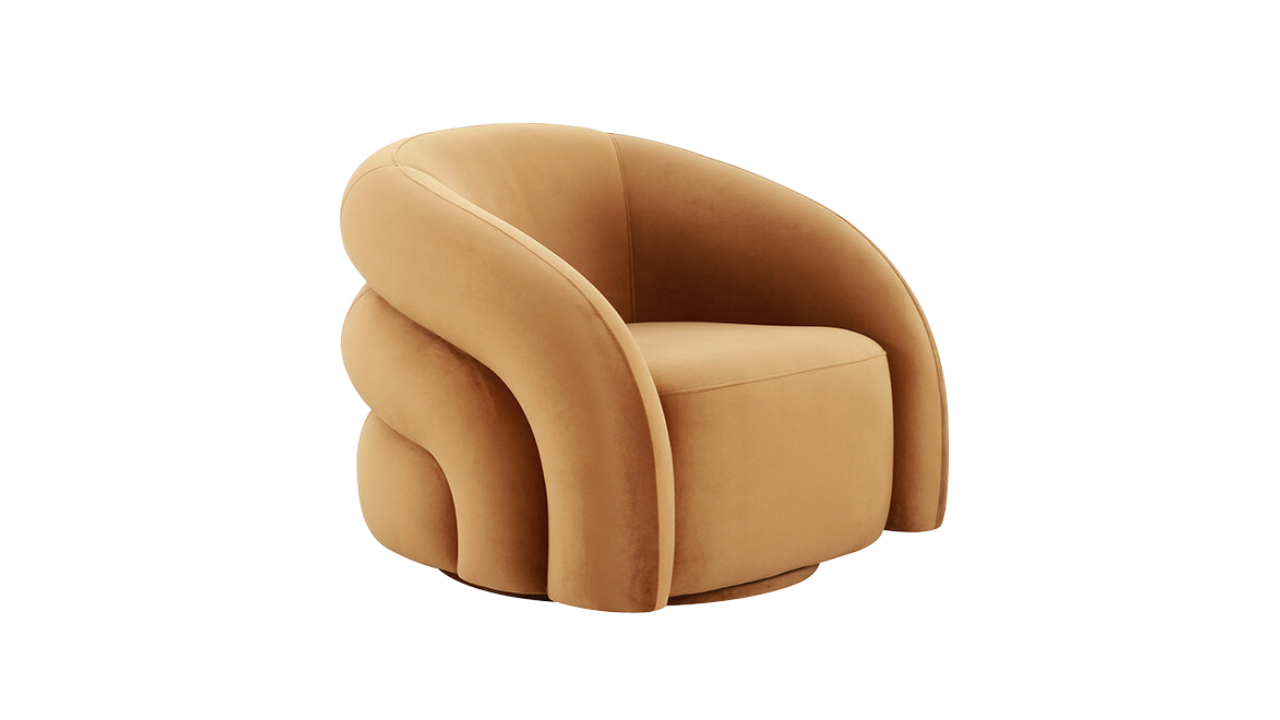 Chicago Armchair (Gold Velvet)