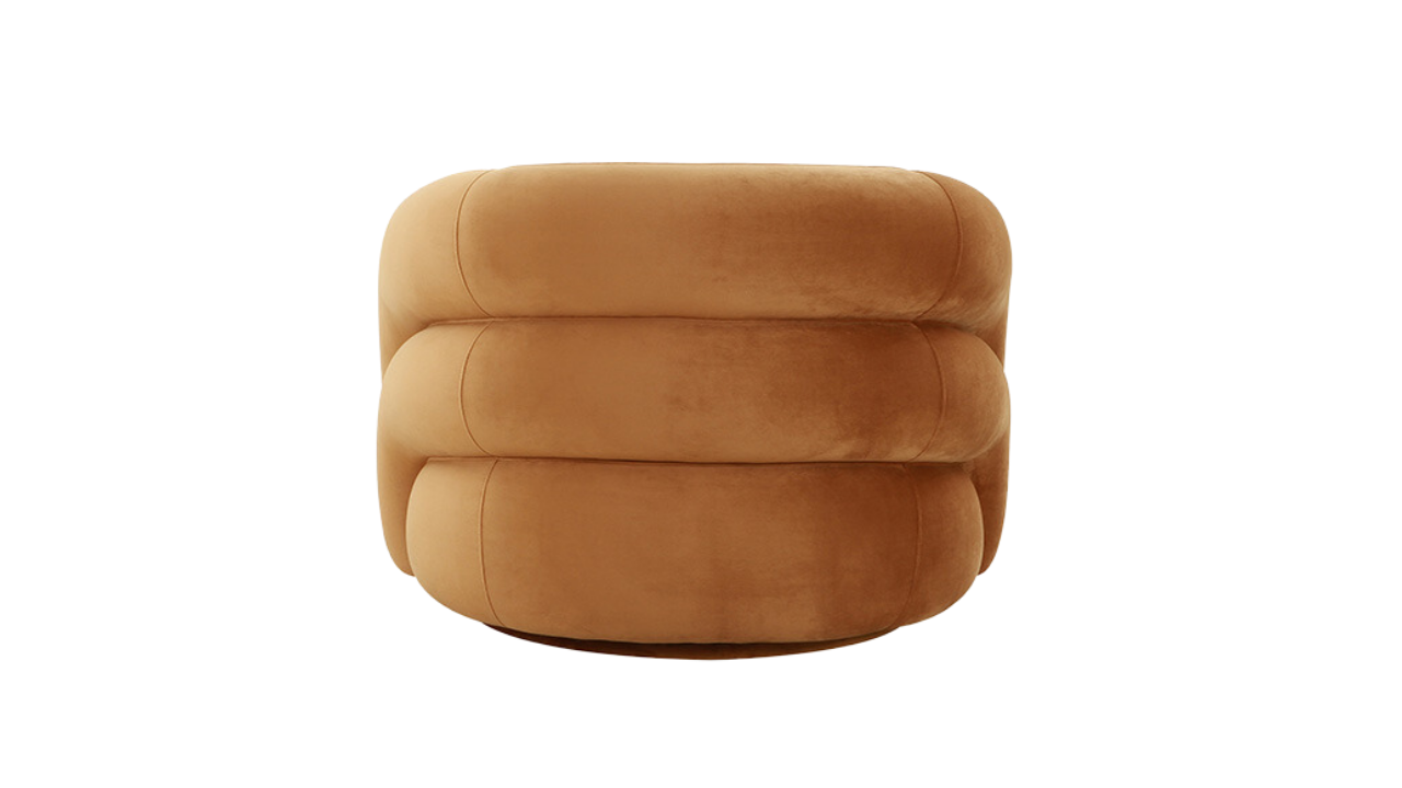 Chicago Armchair (Gold Velvet)