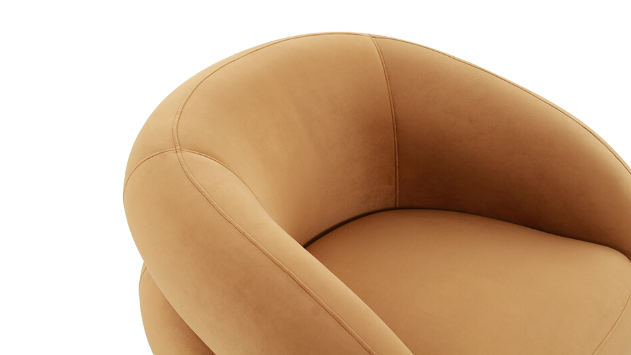 Chicago Armchair (Gold Velvet)