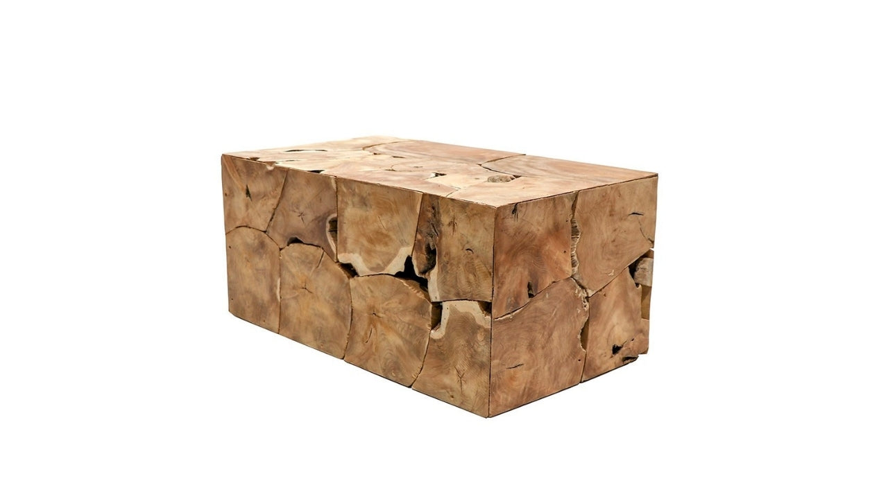 Crusoe Slab Rectangle Coffee Table