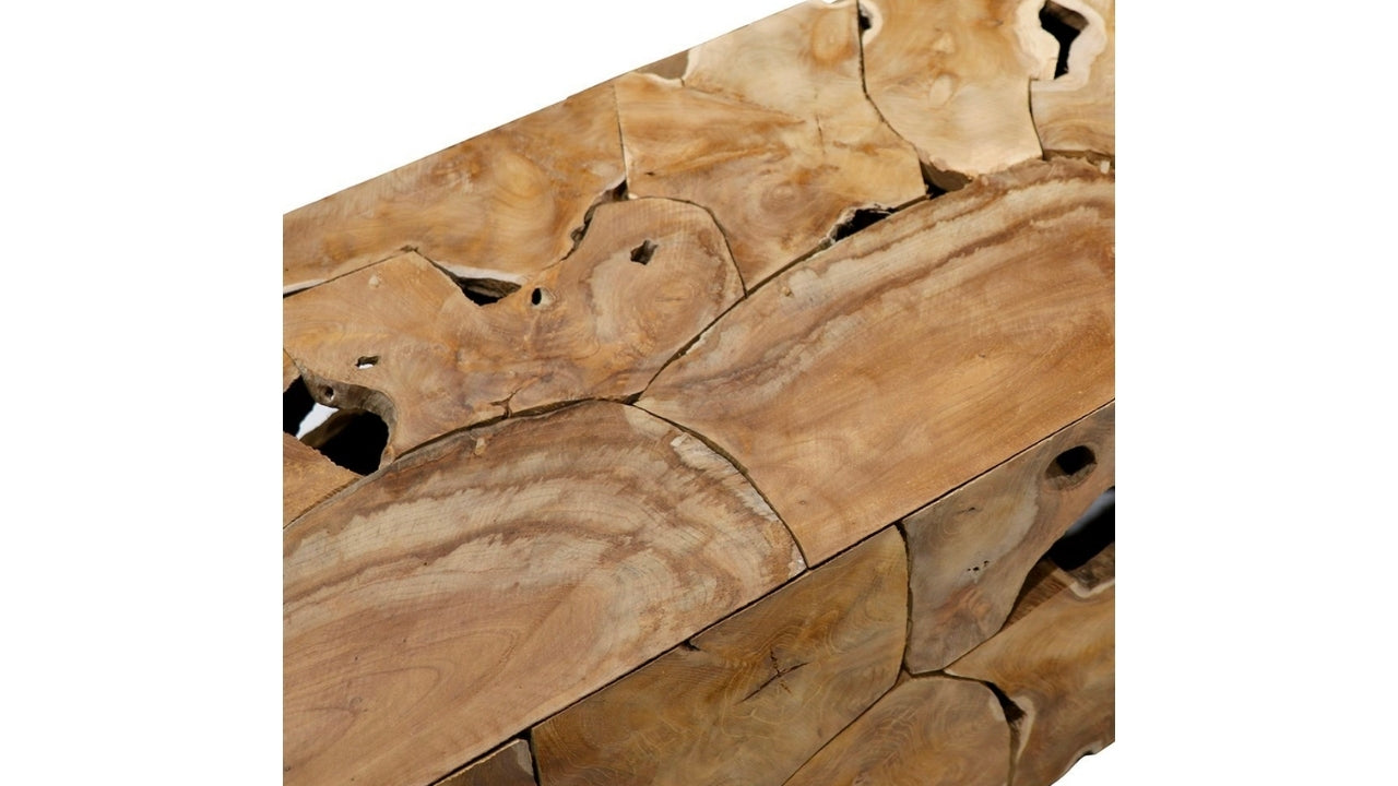 Crusoe Slab Rectangle Coffee Table