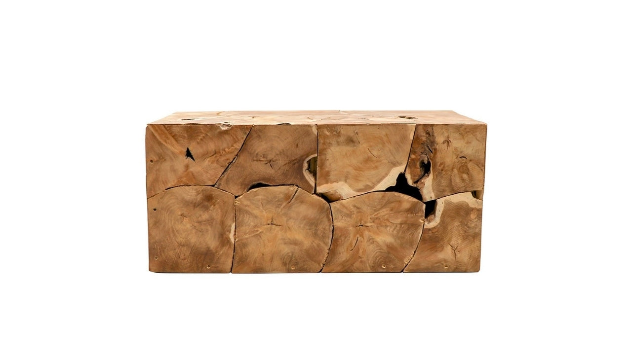 Crusoe Slab Rectangle Coffee Table