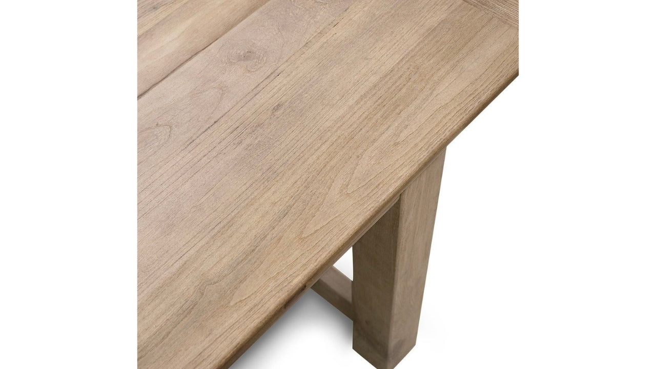 FARMHOUSE ELM DINING TABLE - 184CM