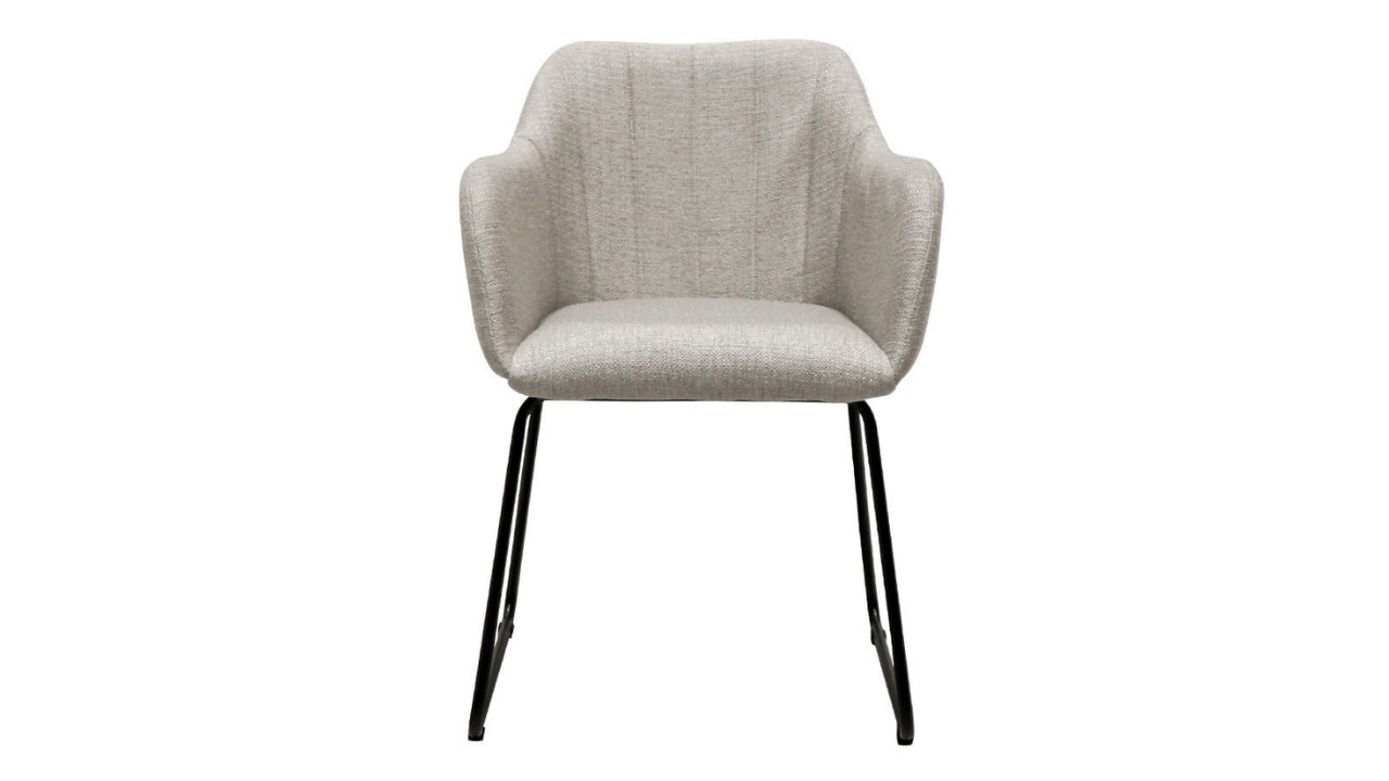 Folio Fabric Dining Chair- Grey