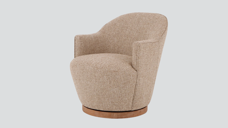 Ferguson Swivel Chair - Caramel