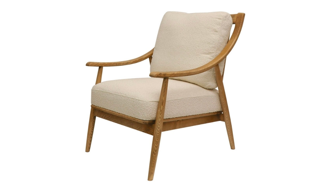 GREER ARMCHAIR - CREAM BOUCLE