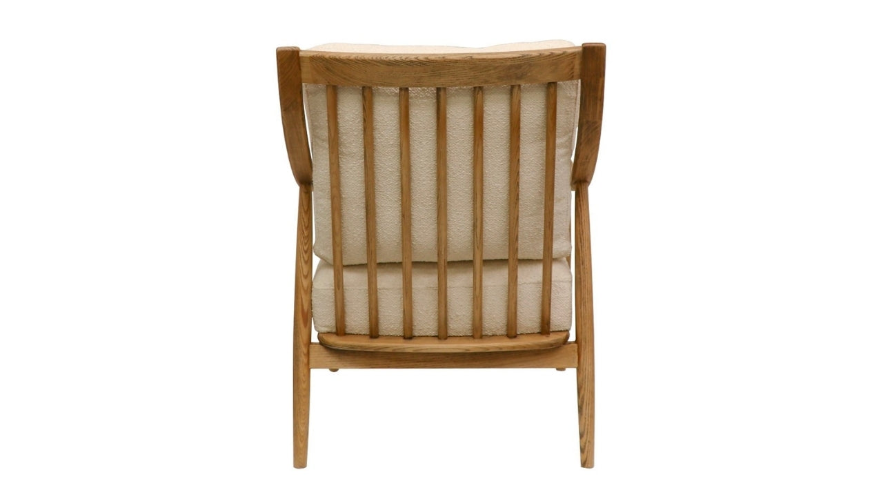 GREER ARMCHAIR - CREAM BOUCLE