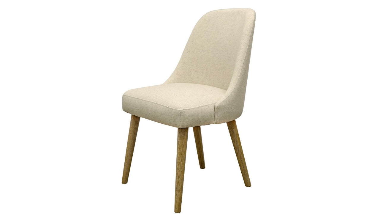 Genoa Dining Chair Natural Linen