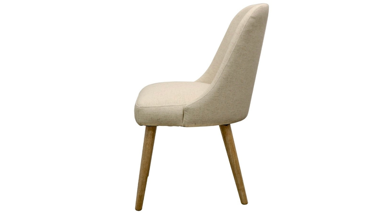 Genoa Dining Chair Natural Linen