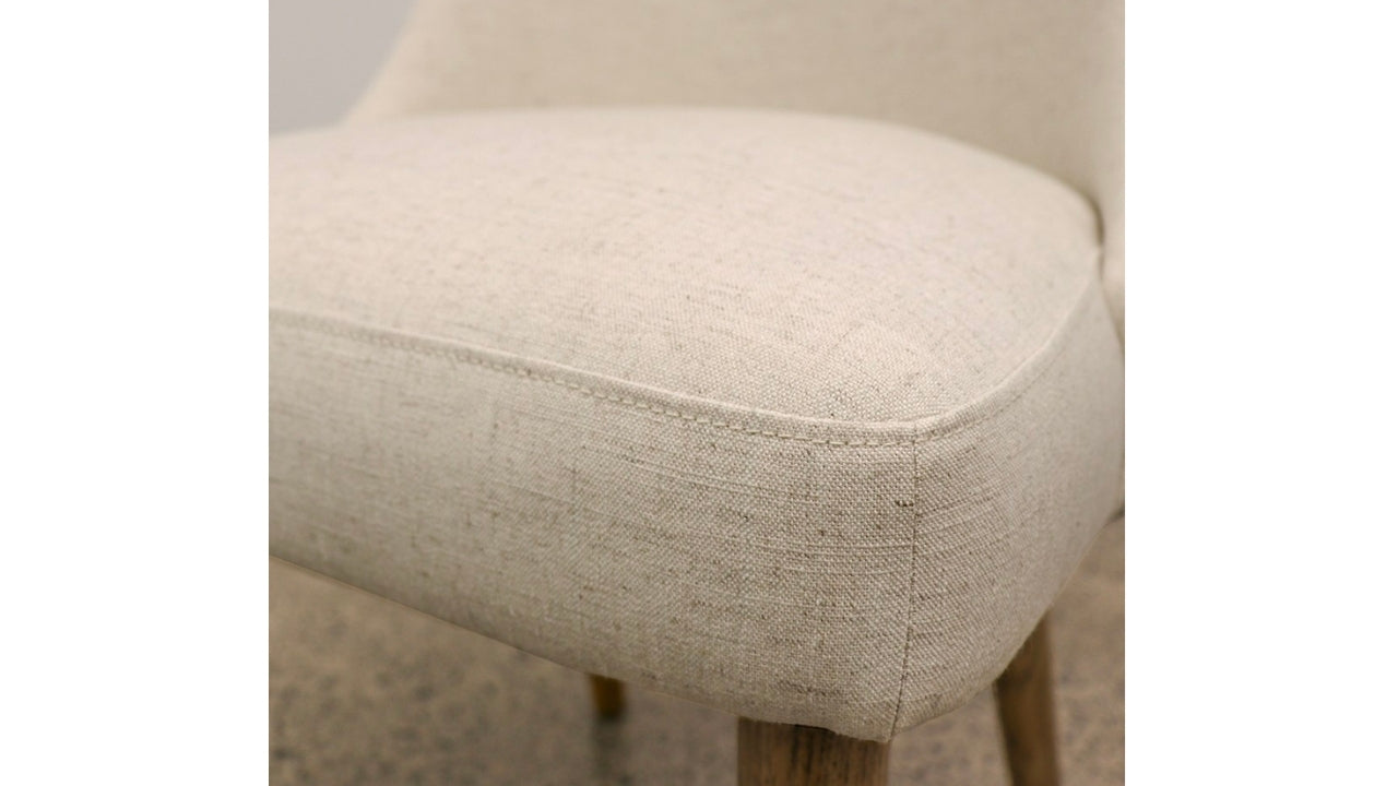 Genoa Dining Chair Natural Linen