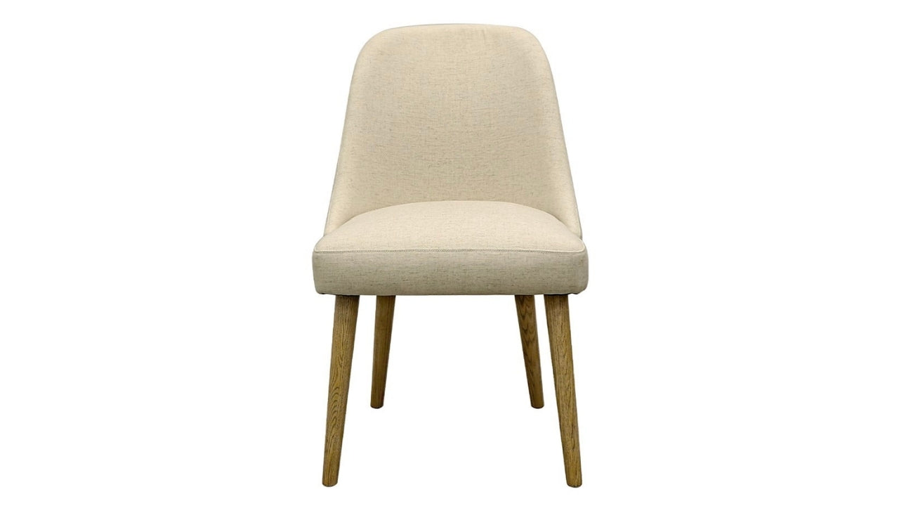 Genoa Dining Chair Natural Linen