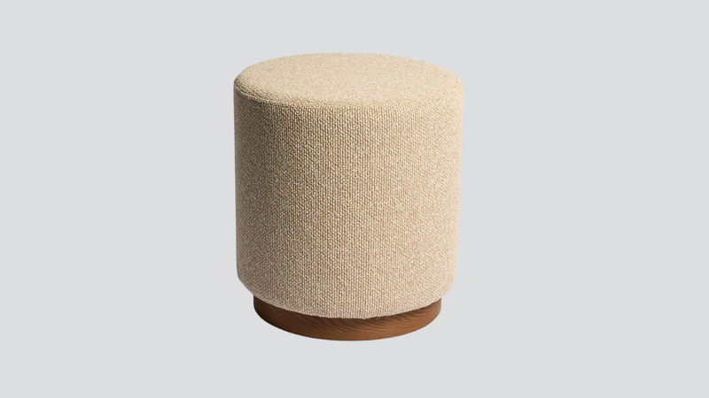Hickory Small Ottoman