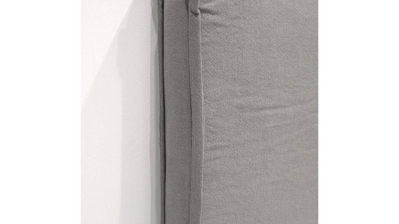 Keely Headboard Queen - Cement