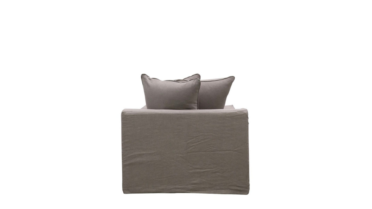 Keely Slipcover Armchair - Cement