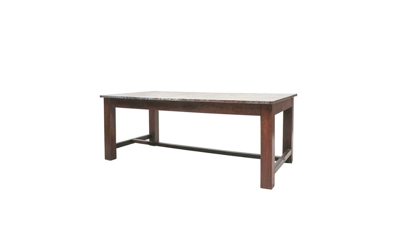 LIVERPOOL ZINC TOP DINING TABLE 240CM