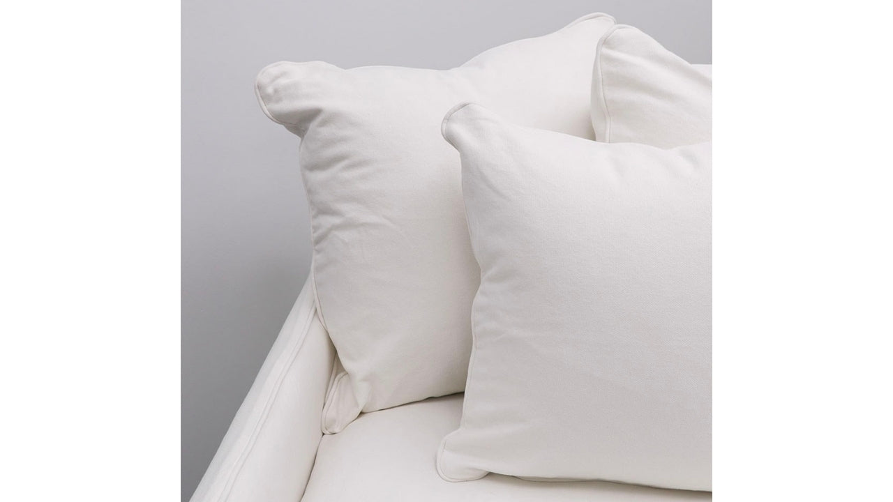 Lotus Slipcover Armchair - White