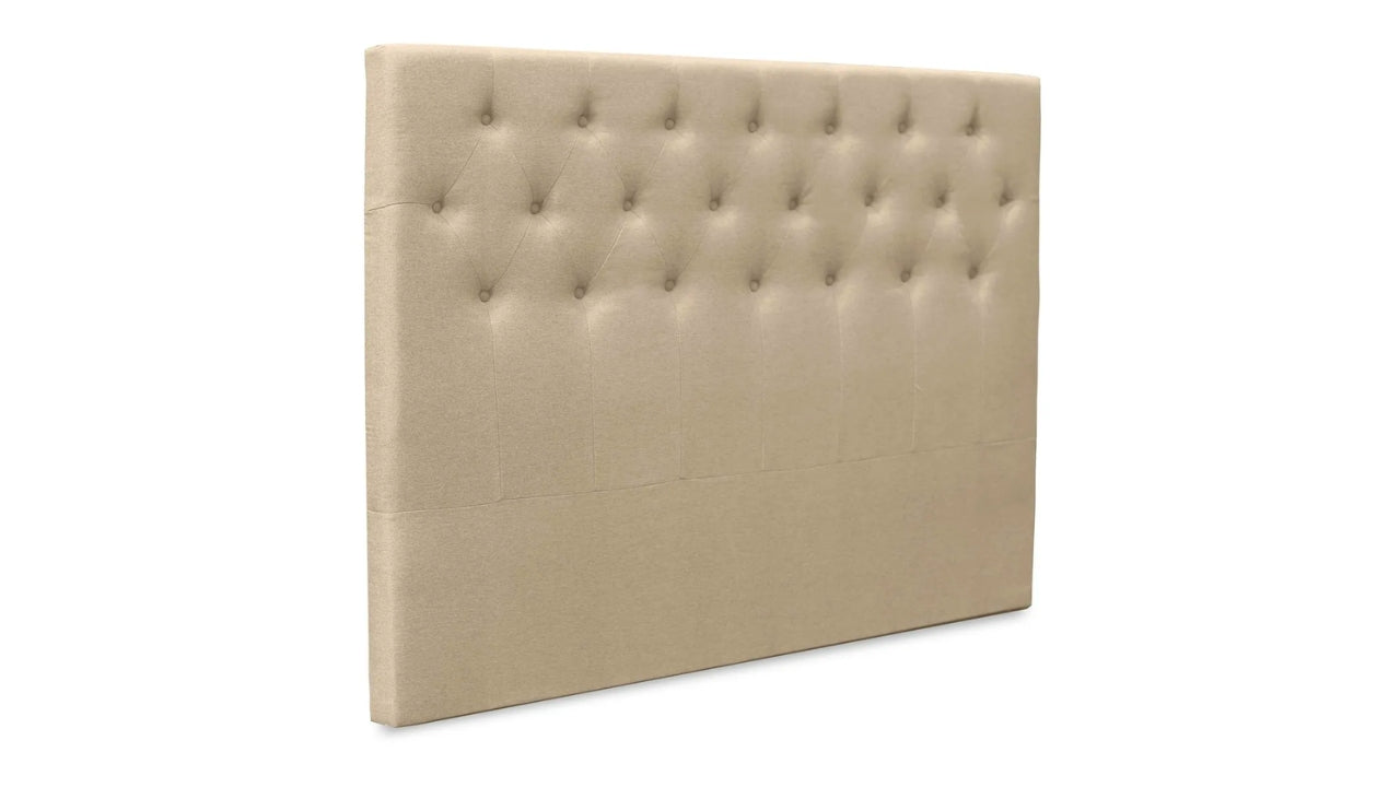 Abbey Double Headboard Beige