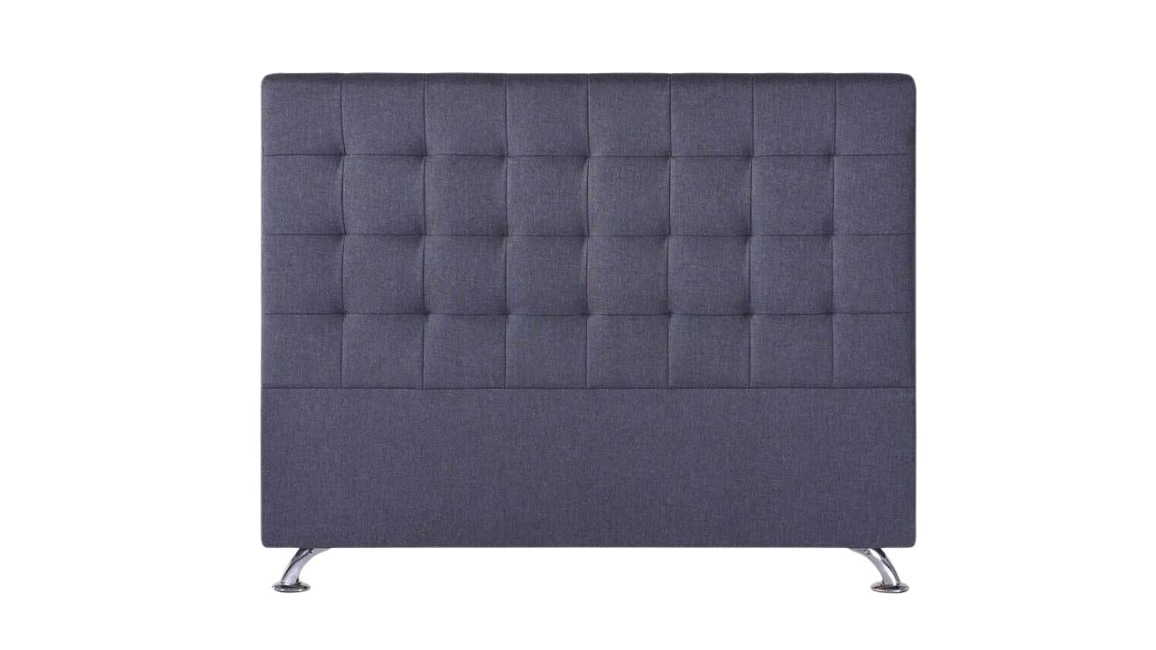 Walken Headboard- Grey Fabric - Queen