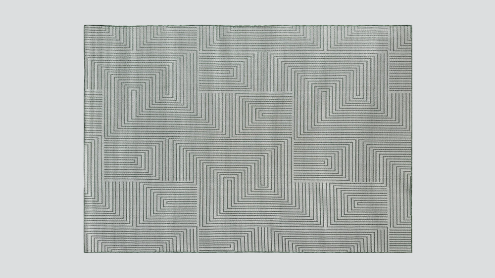 Porto Axis Green Rug