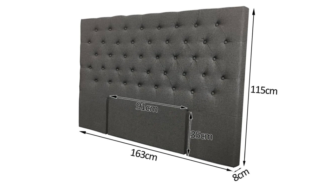 Lowe Headboard Fabric Grey