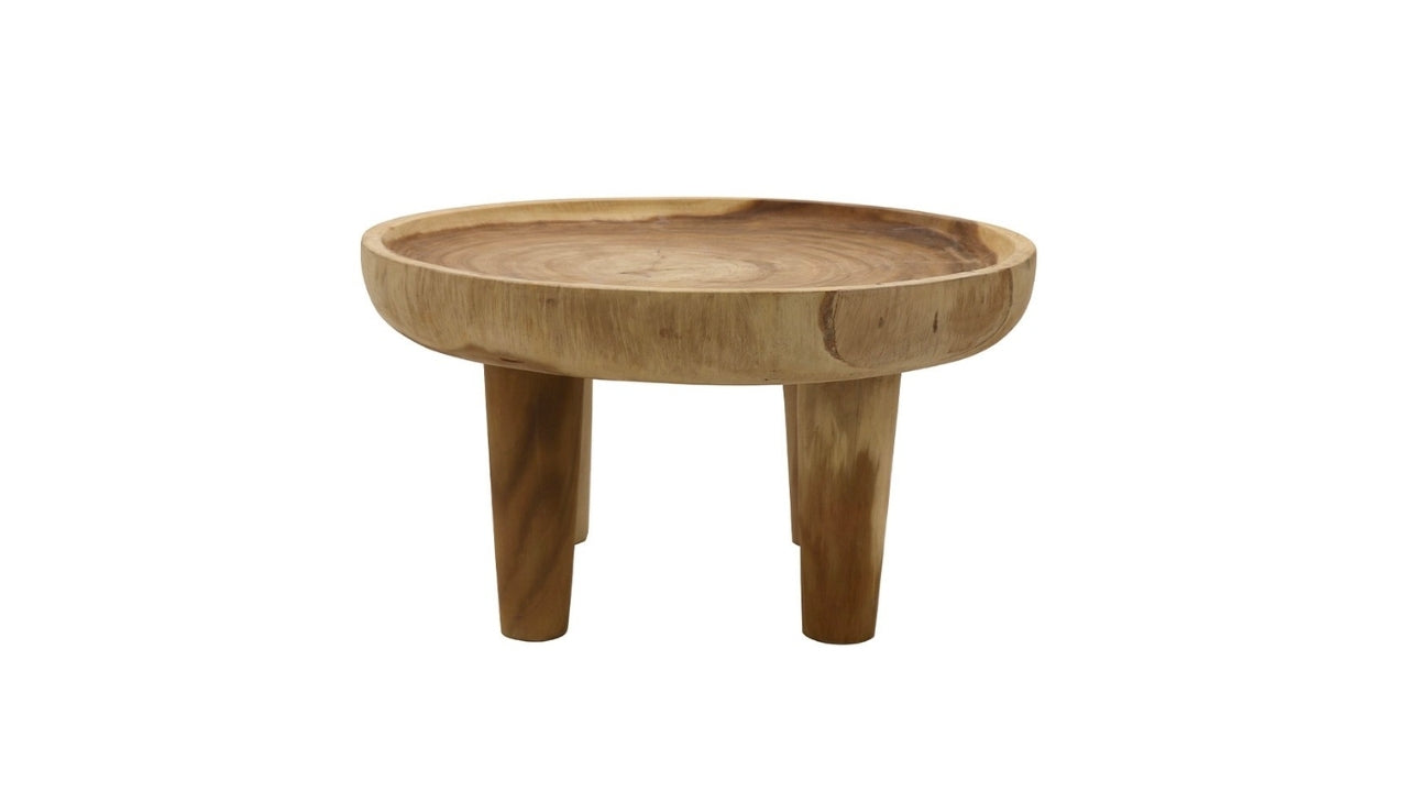 Safari Round Coffee Table - Natural