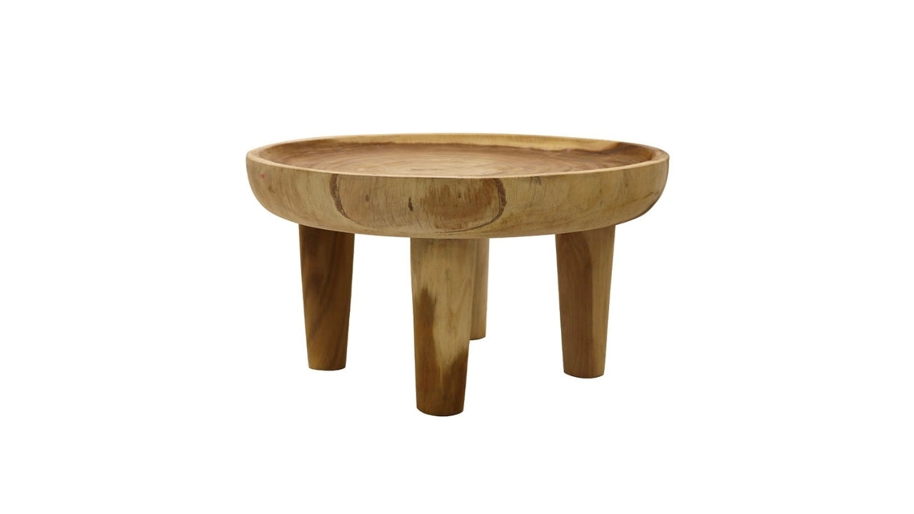 Safari Round Coffee Table - Natural