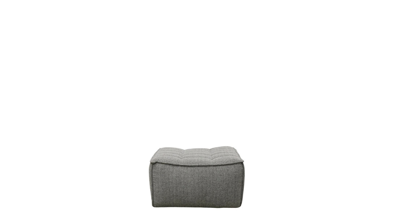Soho Modular Ottoman - Silver Grey
