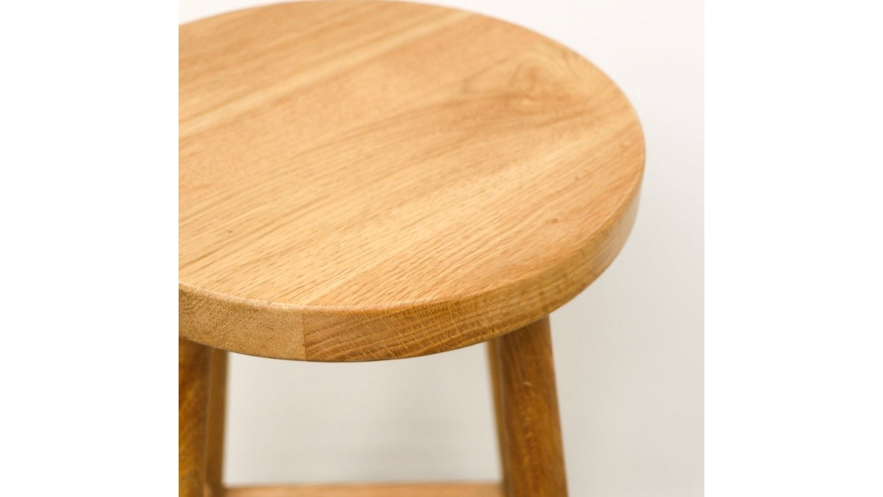 Vaasa Oak Barstool - 65cm, Natural