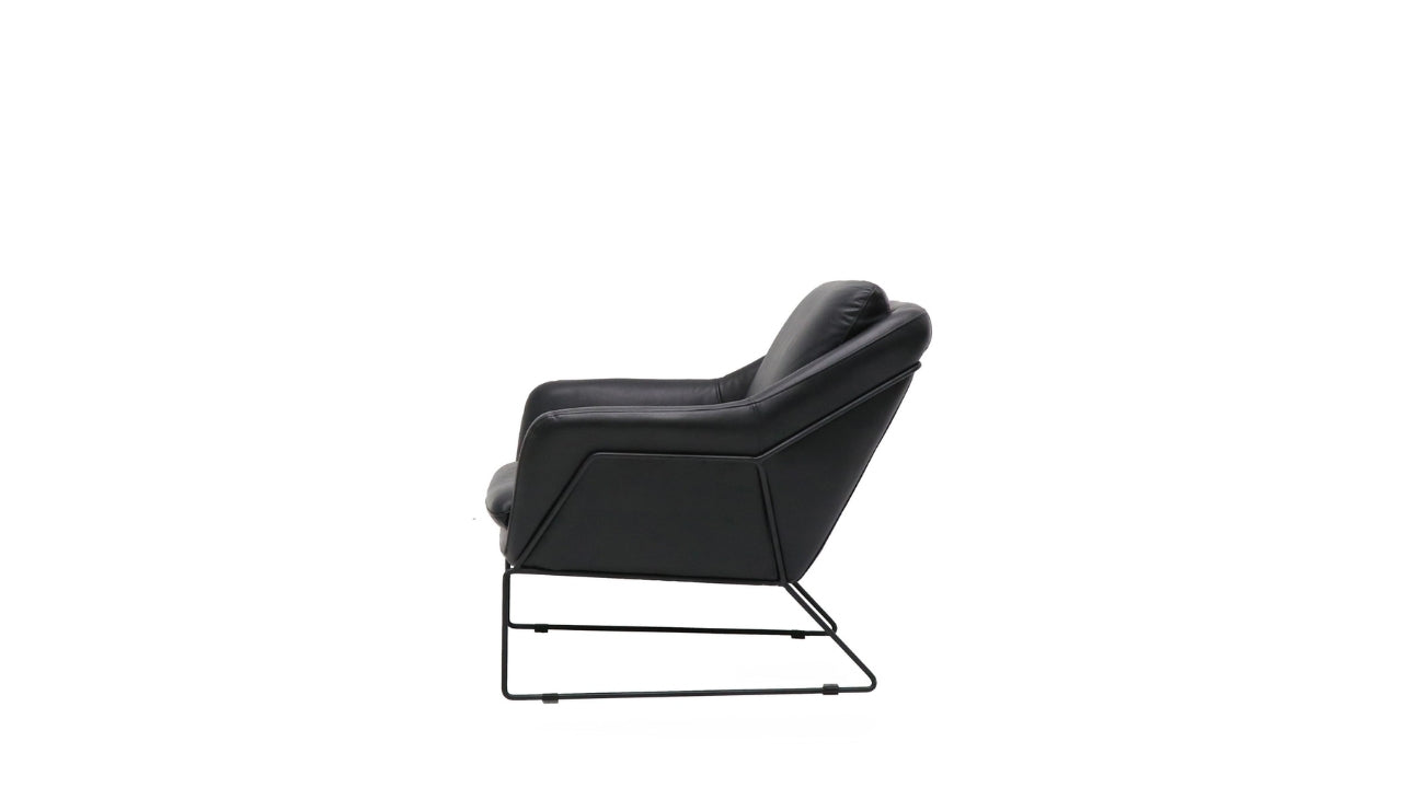Workshop Armchair - Aged Black