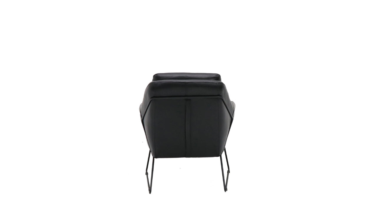 Workshop Armchair - Aged Black