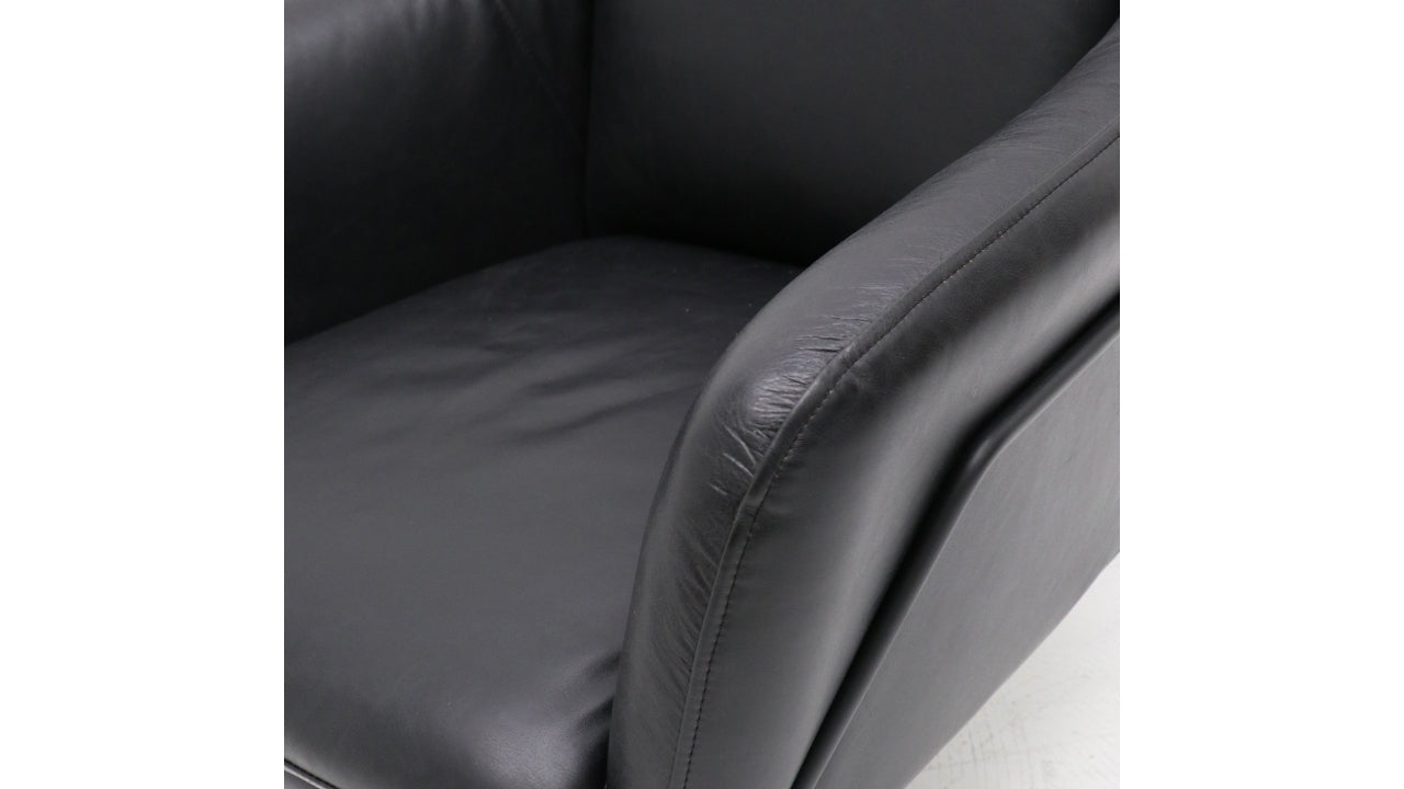 Workshop Armchair - Aged Black