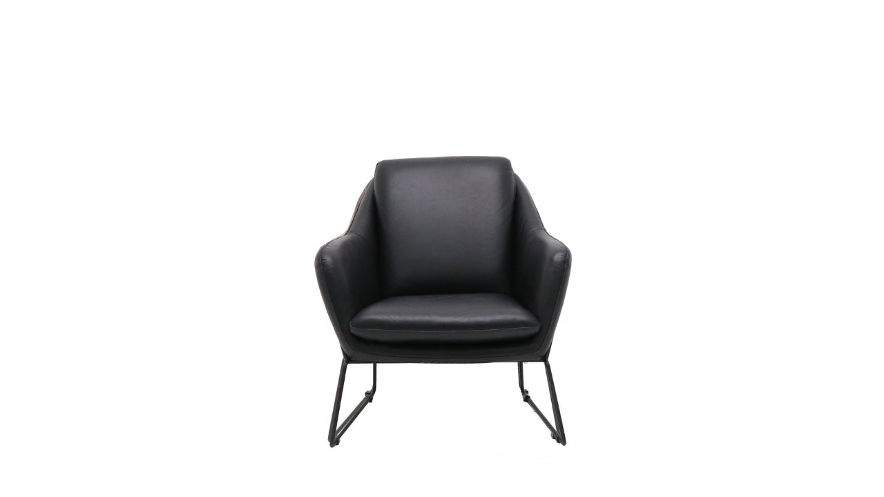 Workshop Armchair - Aged Black