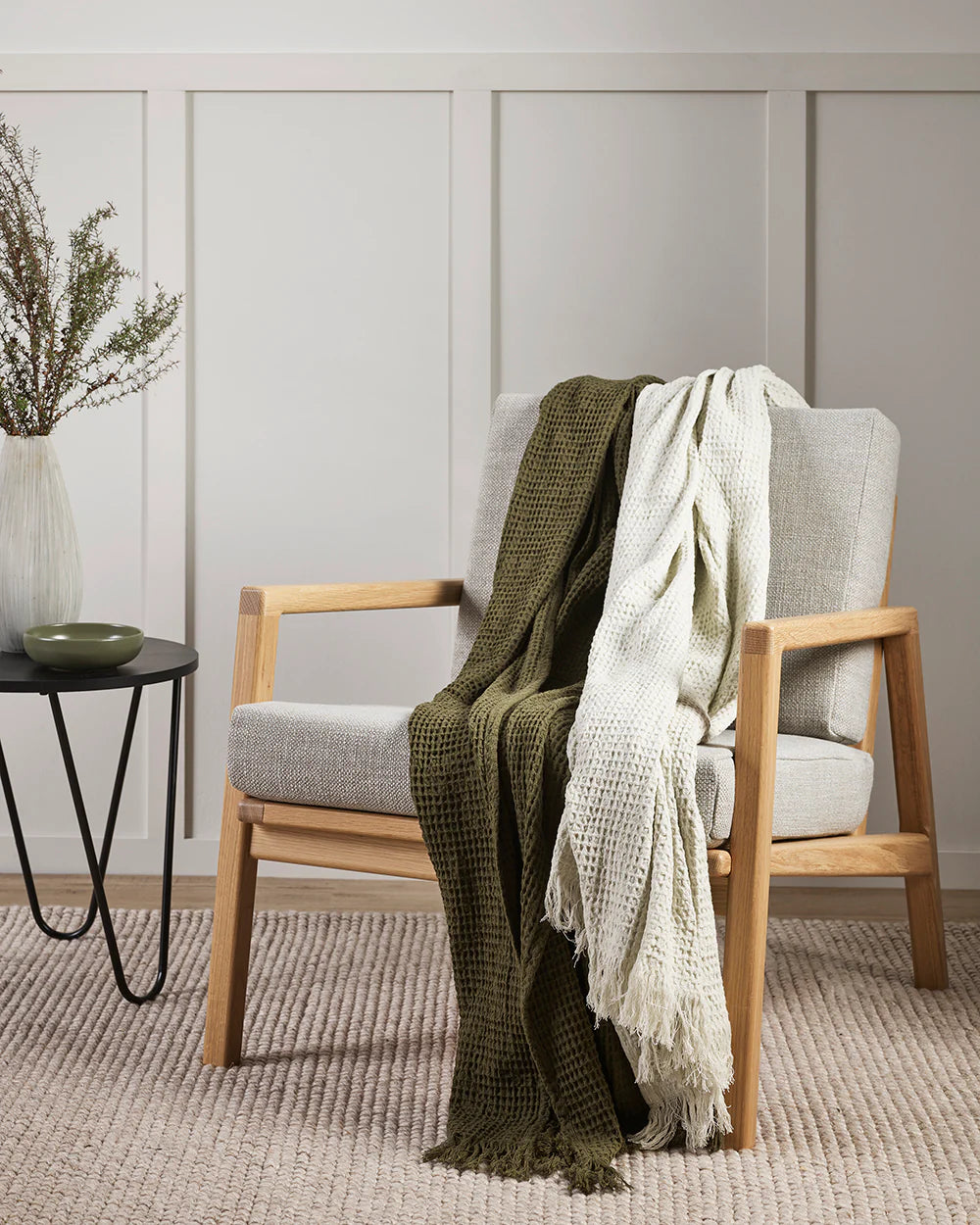 Celine Throw- Ecru