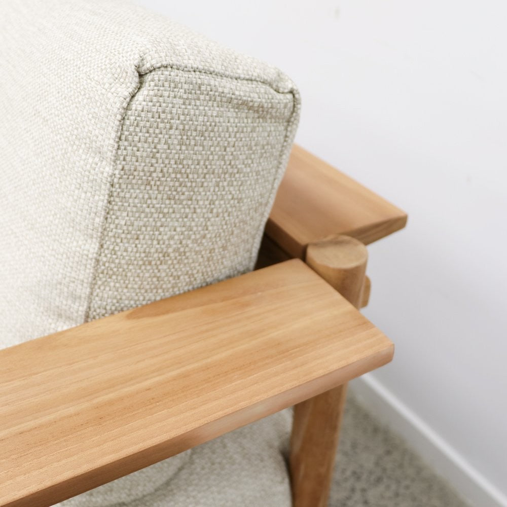 Moby Teak Outdoor 3 Seater Sofa