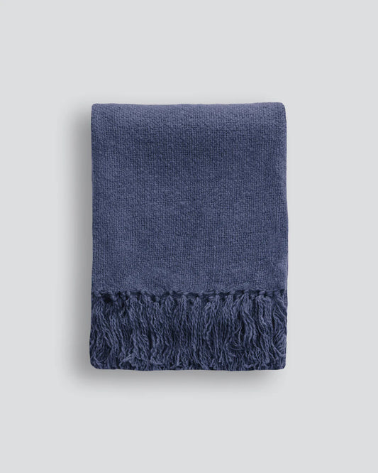 Ollo Serenade Throw- Ink Blue