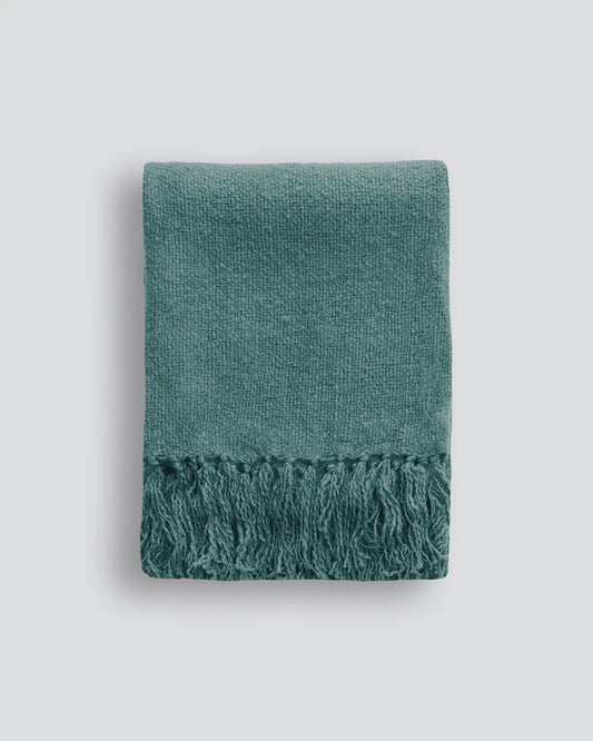 Ollo Serenade Throw- Mineral Blue