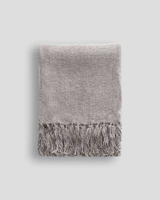 Ollo Serenade Throw- Stone Grey