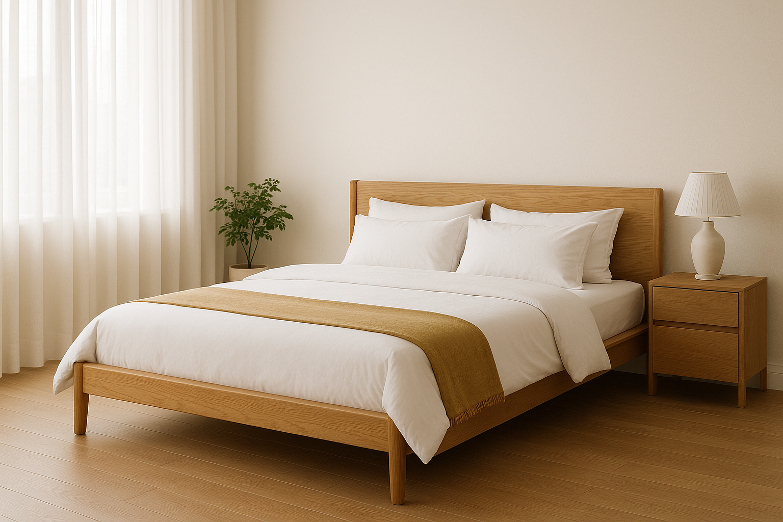 Wooden Bedframe
