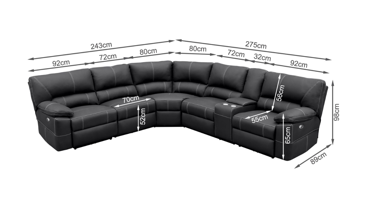 Oslo LuxeTech™ Power Recliner Suite