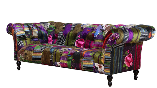 Mosaic Patchwork 3 Seater Sofa