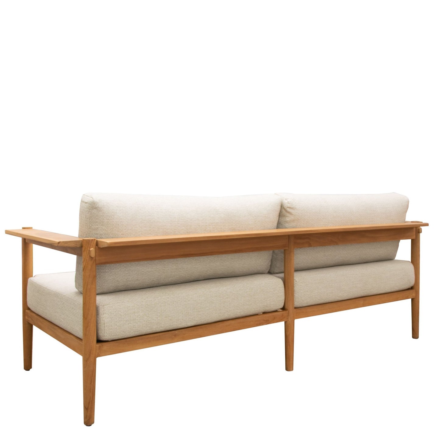 Moby Teak Outdoor 3 Seater Sofa