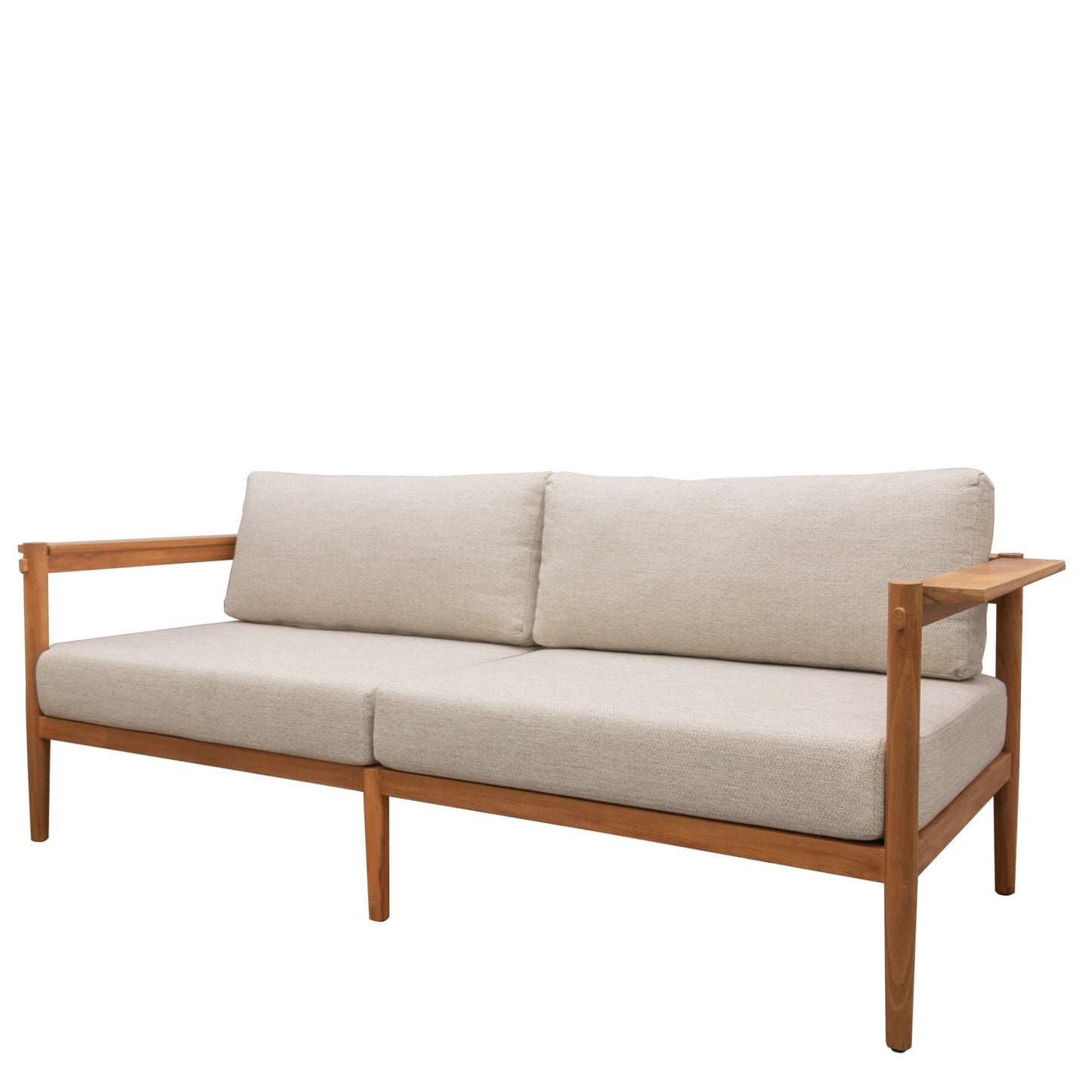 Moby Teak Outdoor 3 Seater Sofa