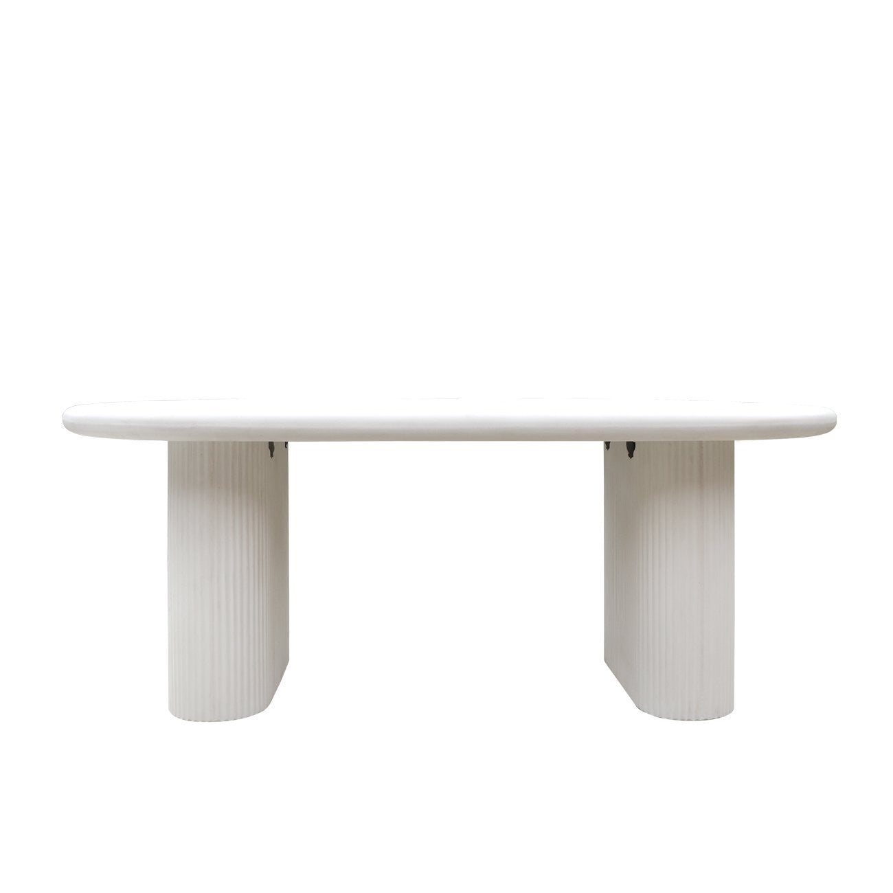 Solona Outdoor Concrete Table White- 200cm