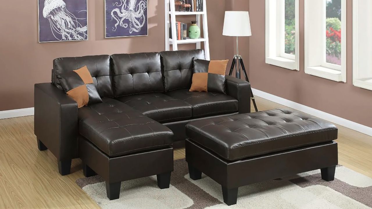 Willow Sectional Chaise with Ottoman