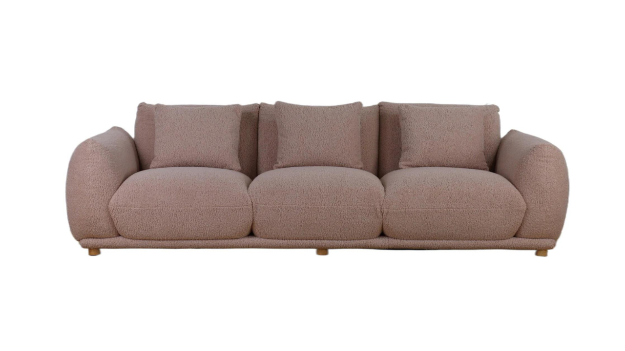 Luxor Boucle Fabric Sofa