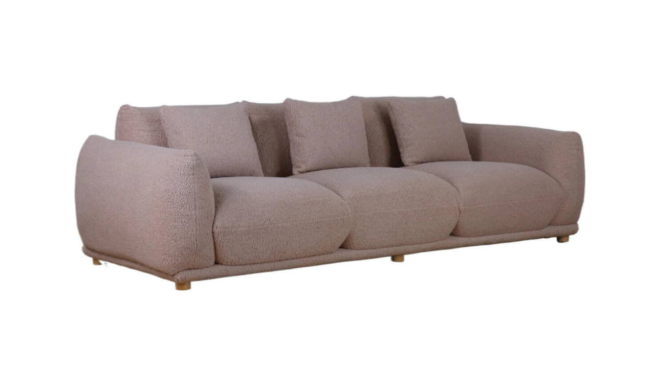 Luxor Boucle Fabric Sofa