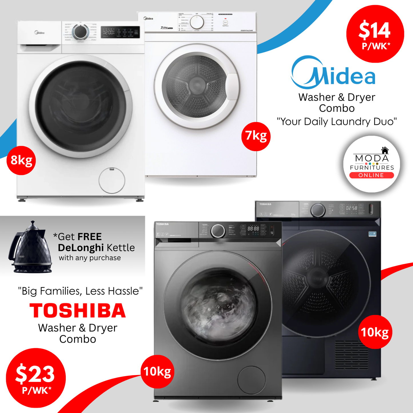 ⚡ Double the Power – Wash & Dry Like a Pro! 🧺✨