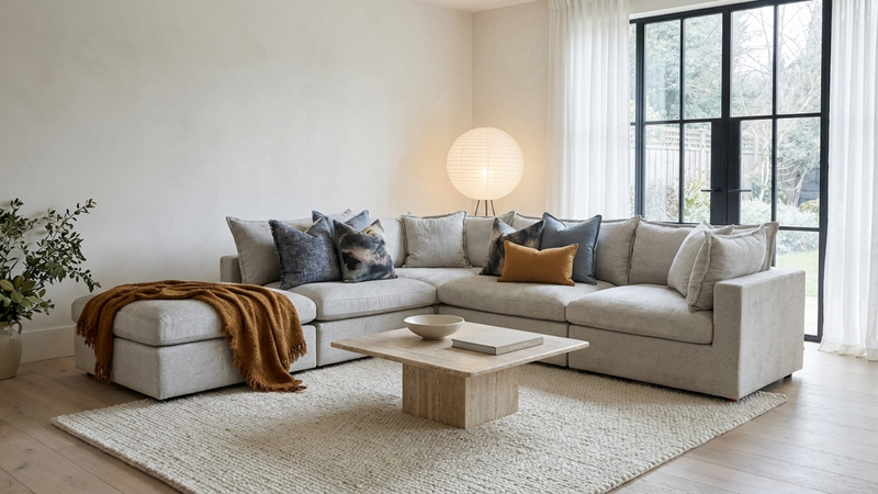 Carolina Modular Sofa — Silver