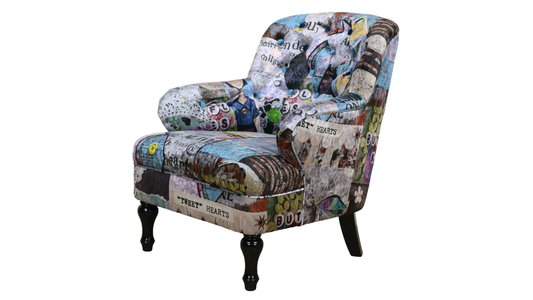 Tweet Patchwork Arm Chair