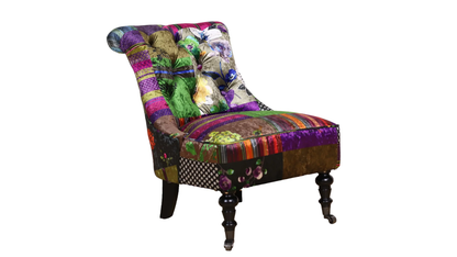 Mosaic Patchwork Bedroom Chair